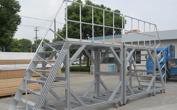 羞羞视频黄色网站可移动仓库超市货物防滑静音登高非标梯子